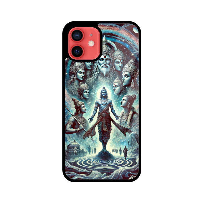 Epic Mahabharata Cosmic Warriors Glass Case