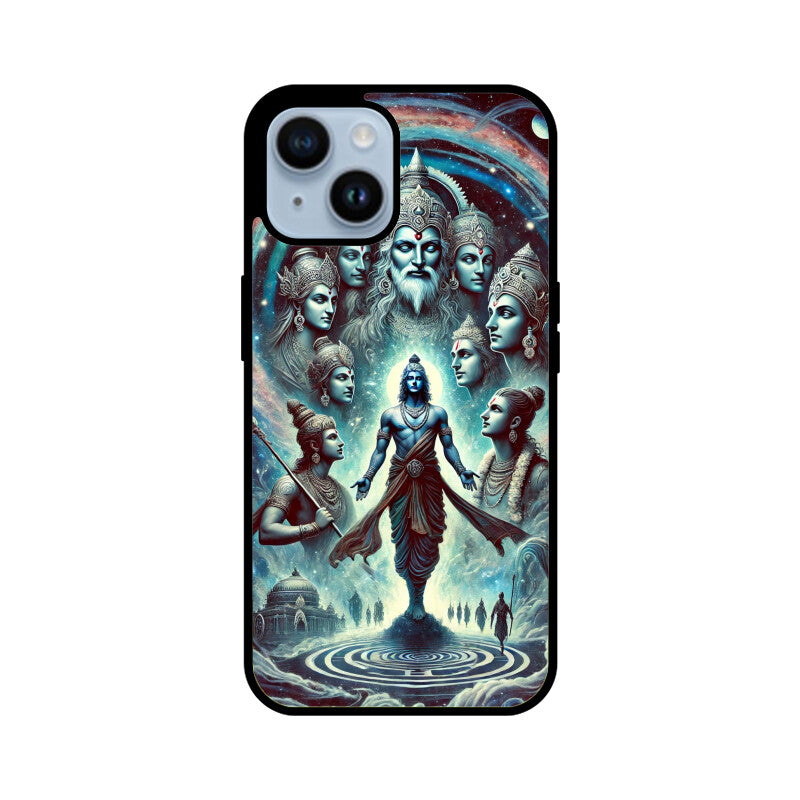 Epic Mahabharata Cosmic Warriors Glass Case