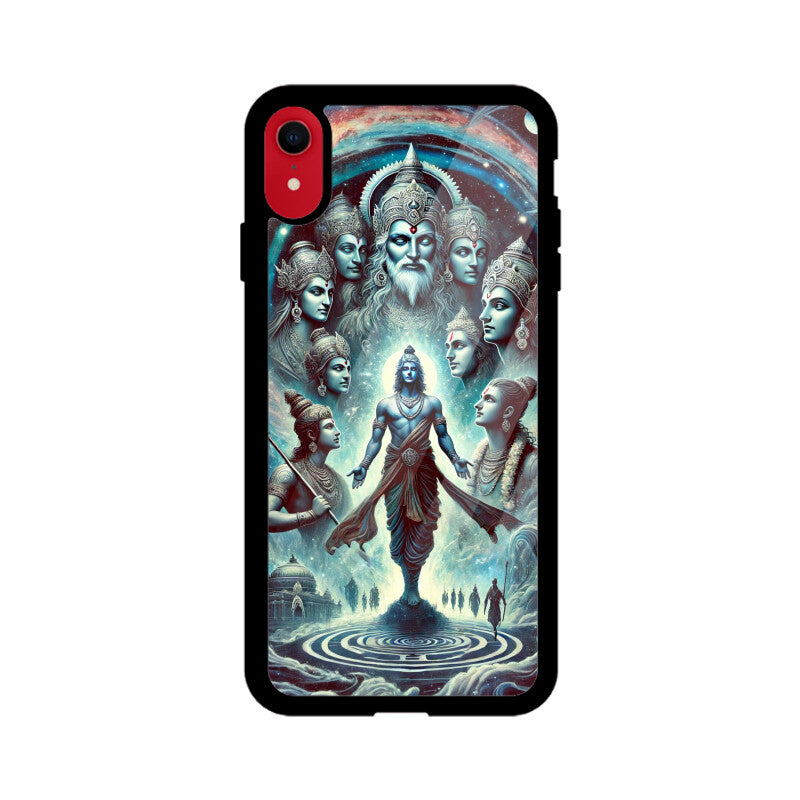 Epic Mahabharata Cosmic Warriors Glass Case